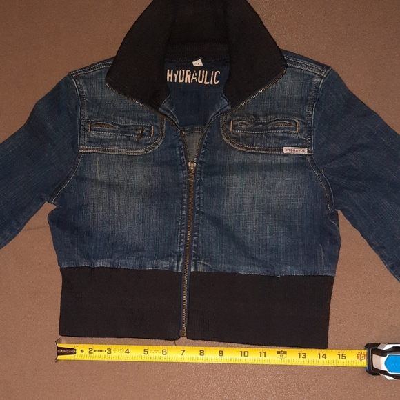 Hydraulic Jackets & Coats Hydraulic Cropped Denim Jacket Poshmark